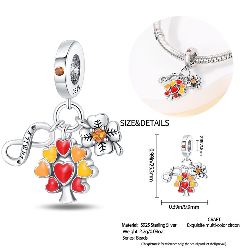 Copper Fashion Squirrel Squirrel Maple Leaf Charms Beads For 3Mm Bracelet Diy Fine Jewelry Gift Making