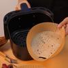 50Pcs Air Fryer Disposable Parchment Paper Liner Oil-Proof Paper Tray Non-Stick Baking Mat Air Fryer Accessories Squareround