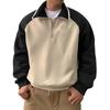 Half-zip Sweatshirt For Men, High Collar Half-zip Sweatshirt For Men.