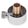 Shower Adapter Brass Construction Chrome Plated G1/2 Wall Mounted Easy Installation Round Shower Hose Connector