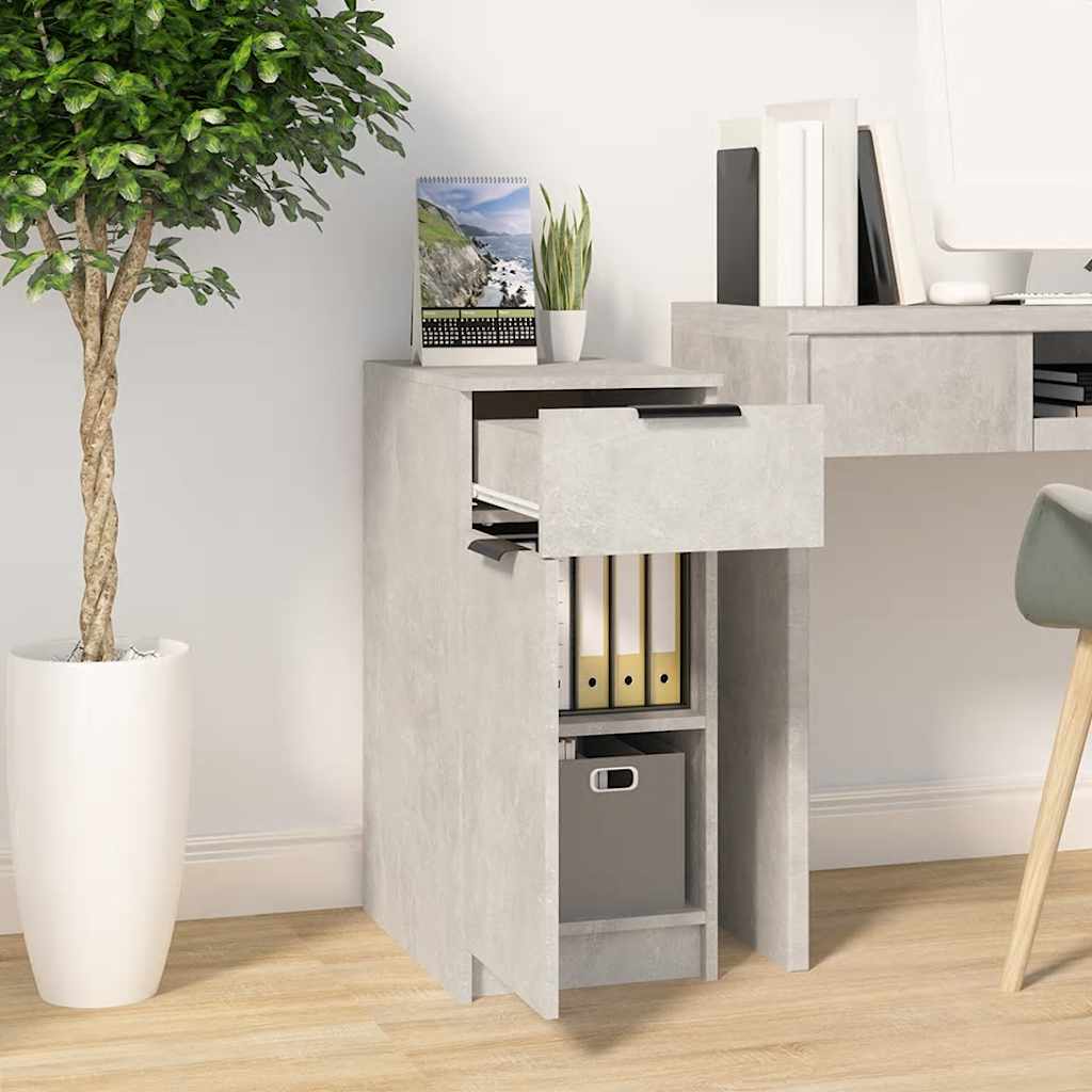 Office Cabinet Concrete Grey 33.5 x 50 x 75 cm Particleboard