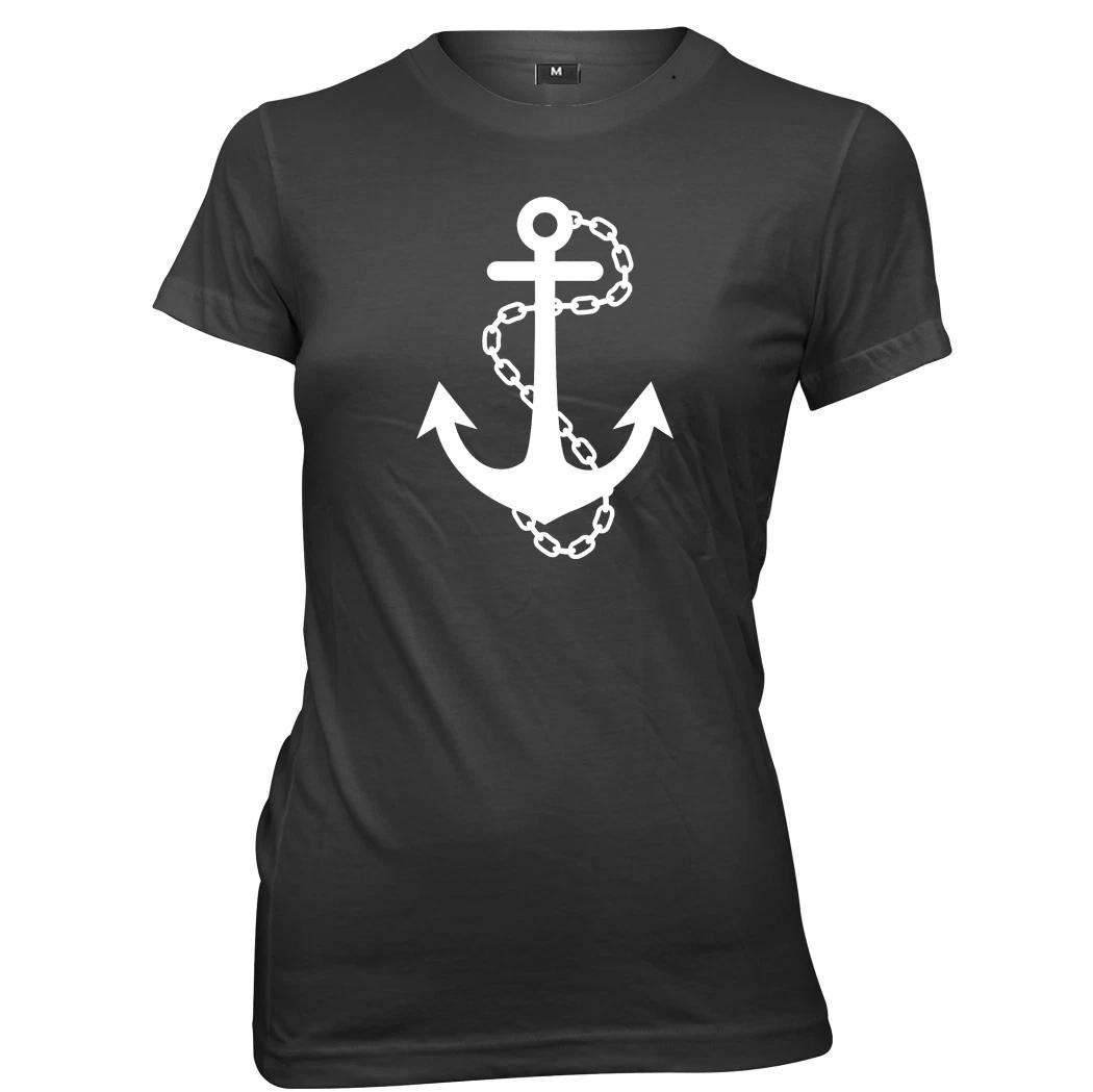 Anchor Sailor Womens Ladies Funny T-Shirt S