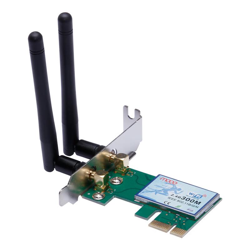 MOGE 300Mbps Desktop PCIe Wireless WiFi Adapter (CN version)