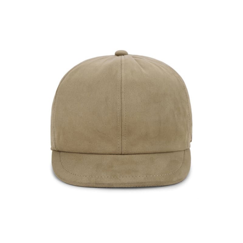 VARZAR VA Studded Easy Fit Newsboy Cap Beige