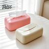 Silicone Tissue Box, Soft Elastic Easy To Clean Napkin Organizer, One-Piece Molding Smooth Surface Tissue Paper Box