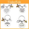 Stylish And Fun Stainless Steel Bee Keychain Great For Graduation And Party Favors
