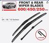 Suitable for Changan Automobile Uni-T2020-2025 24+18+12 Glass Wiper Wiper