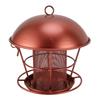 Outdoor Bird Feeder Round Dome Design Metal Hanging Bird Feeder for Backyard Garden