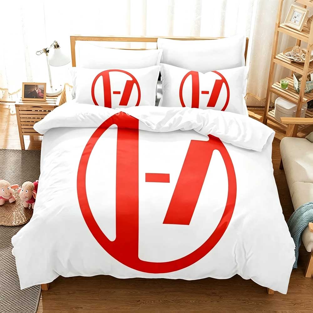 Anime Twenty One Pilots Bettwäsche-Set Mädchen Jungen Twin Queen Size Bettbezug Kissenbezug Bett Kinder Erwachsene Mode Heimtextilien