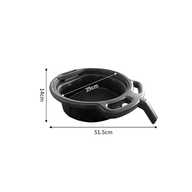 10L Oil Receiving Basin Oil Change Drain Pan Cleaning Oil Drain Container Leakproof For Car Motorcycle Auto Repair Tool