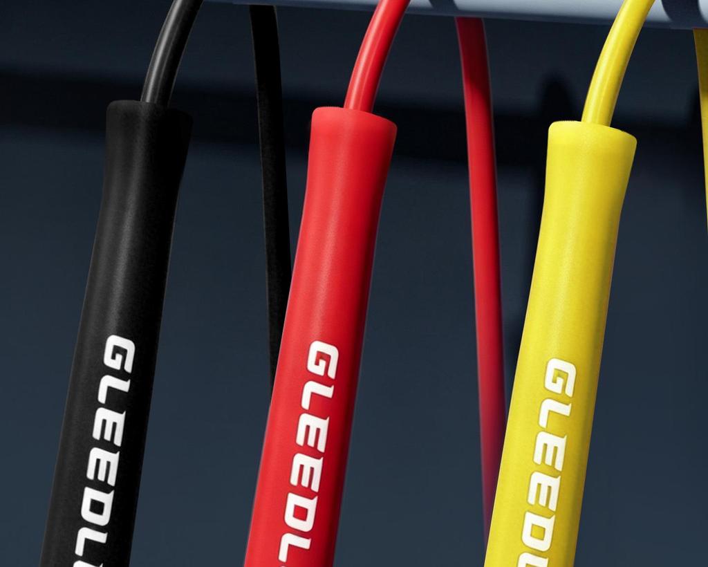 Gleedle Gedele 6mm PVC Medium-Handle Cold/Wear-Resistant Weight Loss Jump Rope