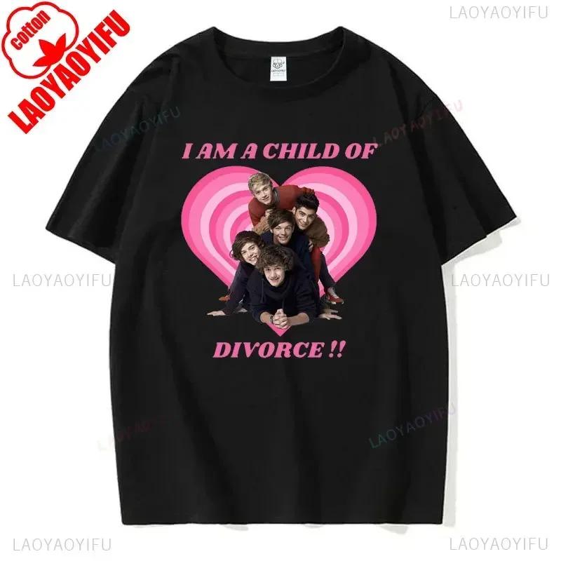 I Love One Directions Print T-Shirts Rapper Short Sleeve T Shirt Vintage Singer Tops Summer Cotton Hip Hop Men Women Tee-shirts