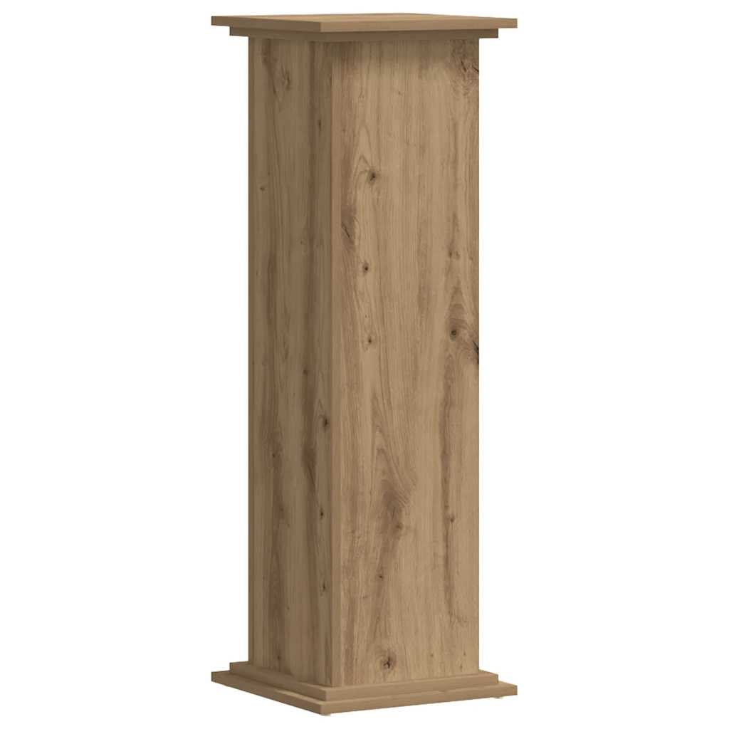 Artisan Oak Plant Stand 33 x 33 x 100 cm Engineered Wood