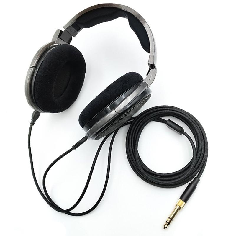 3.5mm Audios Cable Replacement for HD650 HD600 HD580 HD660S Headphones Long Coppers Wire