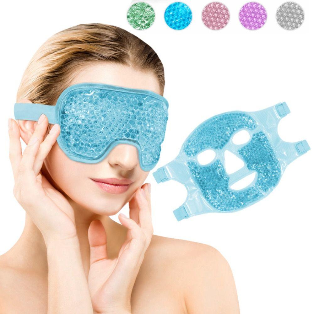 Cold Hot Compress Cooling Massager Ice Gel Face Mask Cooling Sleep Mask Gel Ice Mask Facial Mask