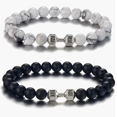 1 buc. Brățară pentru bărbați din obsidian inoxidabil la modă personalizată. Ornamente pentru brățară