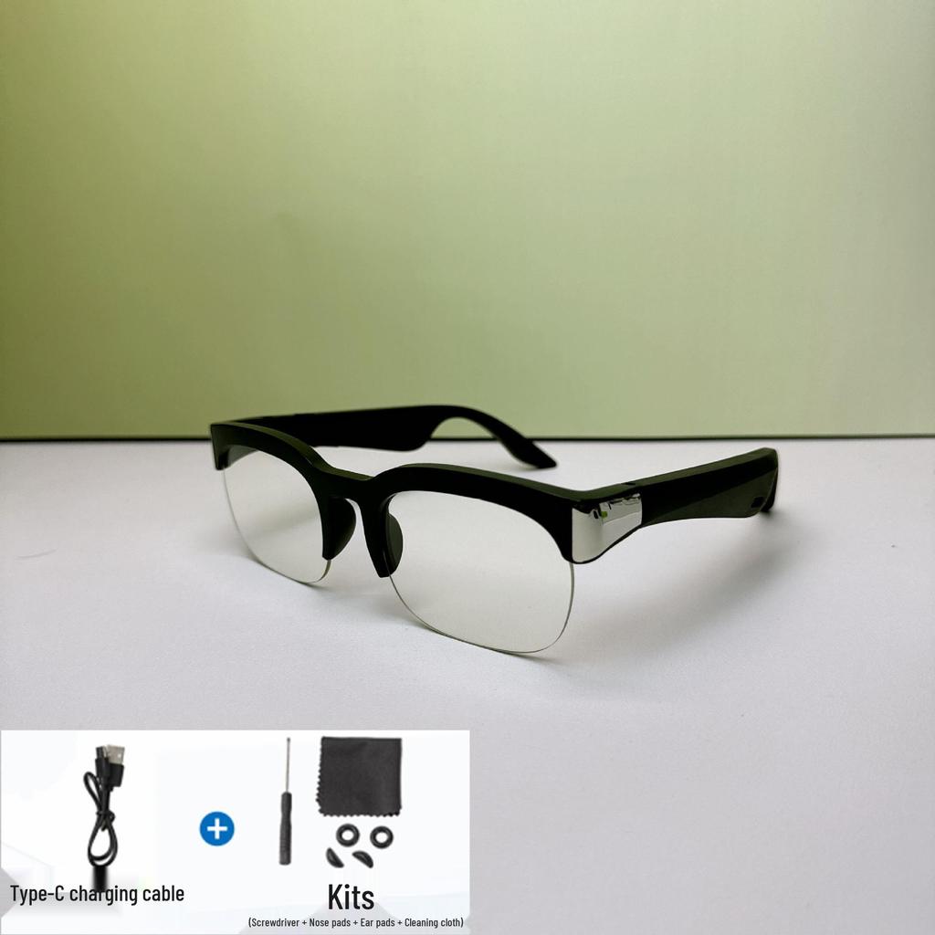Bluetooth Smartbrille: Kabelloser Audio für Sport, Outdoor-Radfahren, Autofahren, Blaulichtfilter