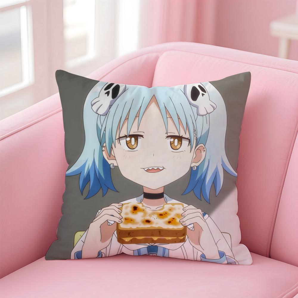 Ninja To Koroshiya No FutariGurashi Cushion Cover Comfortable Reversible Pillow Cover Ideal For Car Sofa Bedroom & Beyond