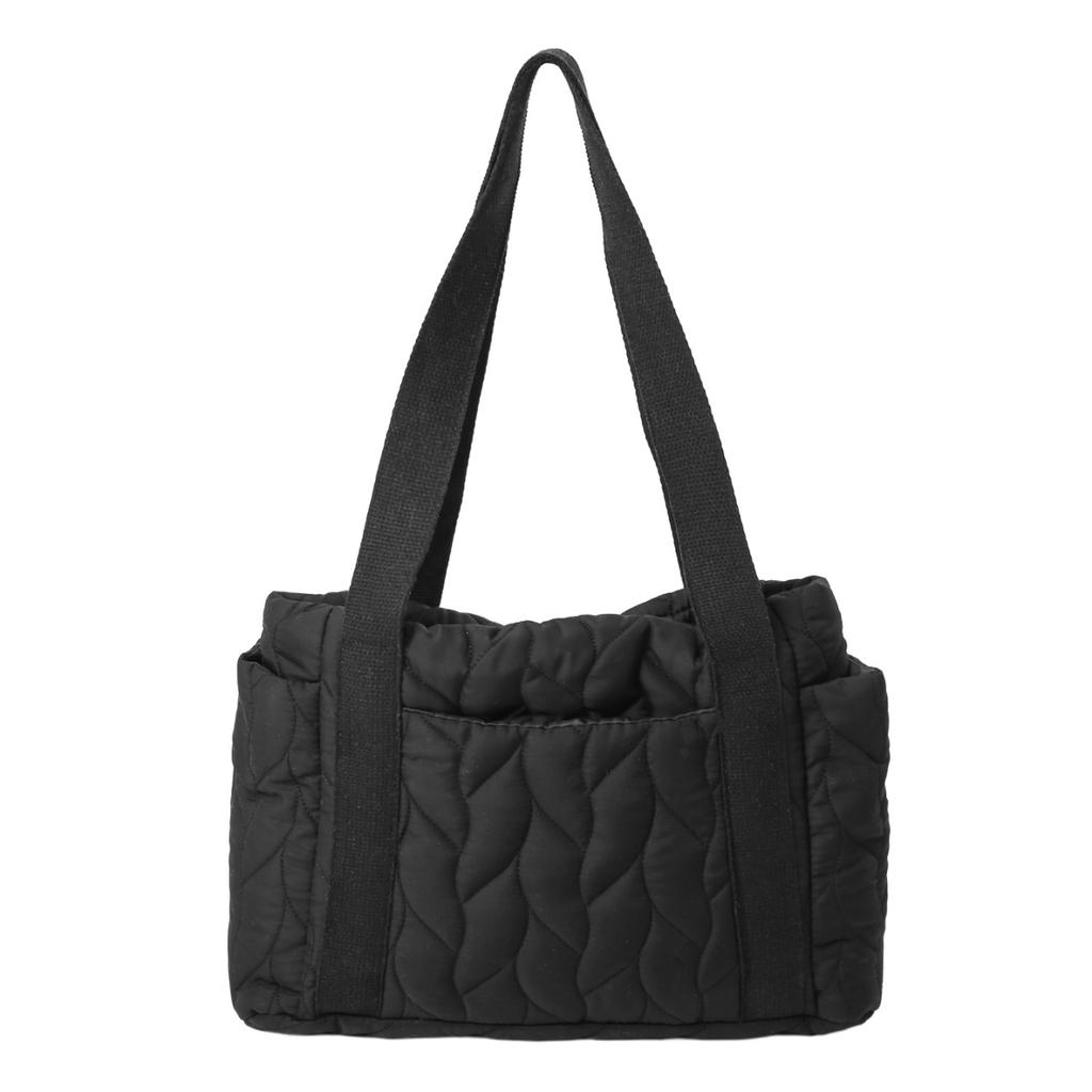 Simple And Lightweight Down Cotton Clothes Tote Bag Women'S Autumn And Winter Casual Versatile Large-Capacity Commuter Shoulder Bag