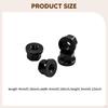 4 M2 Flange Wheel Nuts for 1/30 RC Crawler, Premium Aluminum Alloy Replacement Parts SCX30