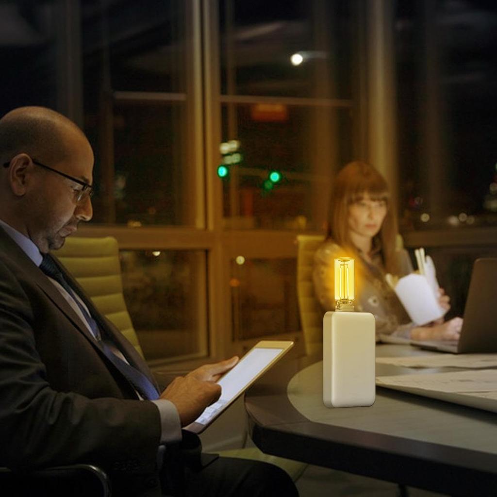 Retro Car Lamp USB To Car LED Glass Bottle Light | Car USB Mini