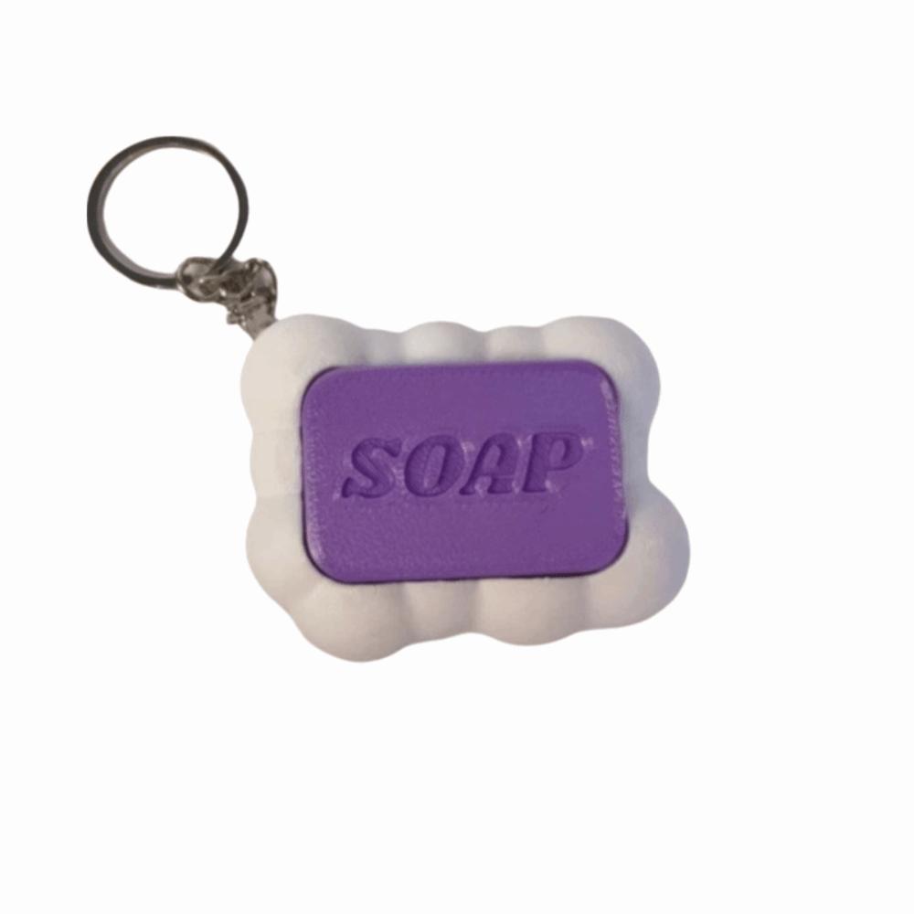 Stress Relief Calming Keychain Keys Soap Fidget Toy Keychain Decompression Gift