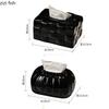 Creative Ceramic Tissue Box Napkin Paper Box Tissue Holder Tissue Case Dining Table Paper Box Home Decoration Accessories