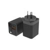 65W Dual Port PD Charger with Retractable Type-C Cable for Fast Charging (A+C)