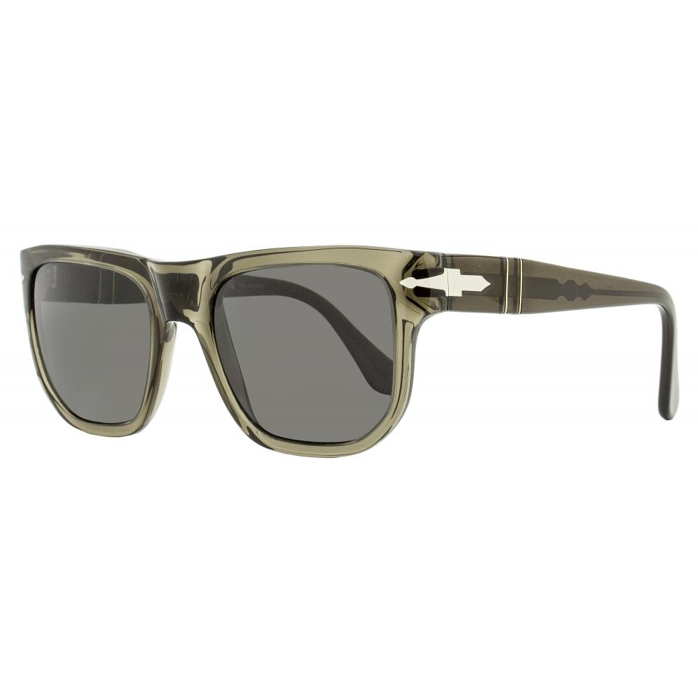 

Persol Unisex Square Sunglasses Po3306s 110348 Opal Smoke 52mm 110348