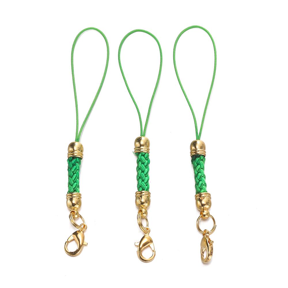 10/20pcs Keychain Rope with Lobster Clasp Jump Rings Lanyard Lariat Strap Cord For DIY Keyring Pendant Jewelry Making Supplies