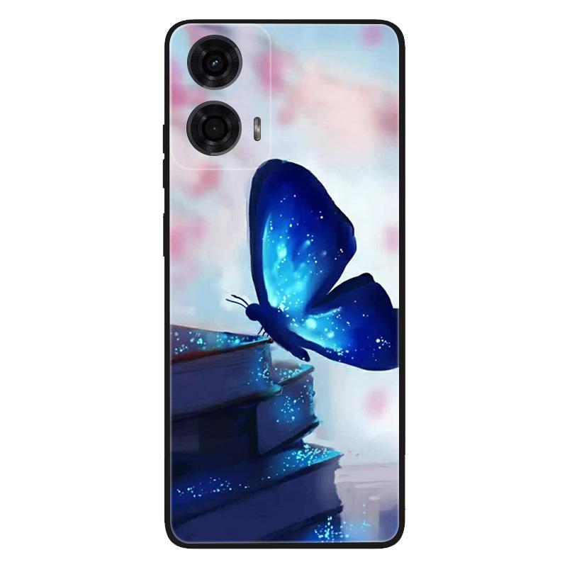 For Moto G85 5G Case TPU Space Soft Silicone Back Cover Phone Cases For Motorola Moto E14 MotoG85 Wolf Protective Cool funda