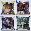 Genshin Impact Hu Tao Pillow Case Luxurious Peach Skin Velvet Anime Game Cushion