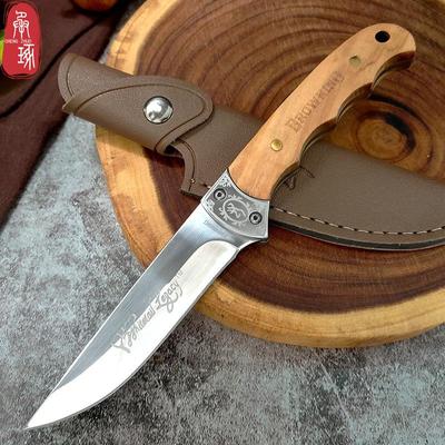 Edelstahl Schatten Holz Outdoor Scharfe Fleisch Schneiden Messer Camping Steak Messer Fleisch Schneiden Esszimmer Messer Selbstverteidigung Überleben Obst Messer Küche