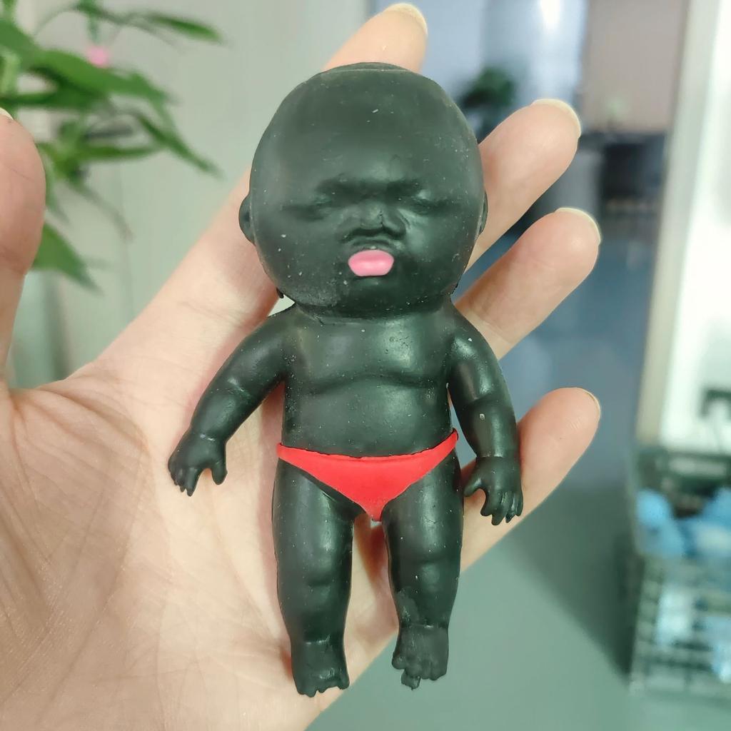 Stress Relieving Tool Sand Doll Stress Relieving Toy Deformation Release Doll Face Pinching Doll Pinching Music Slow Rebound
