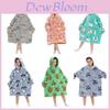 Delightful Large Wearable Blanket Sweatshirt For Kids Soft Warm Cozy Fabric With Fun Illustrations