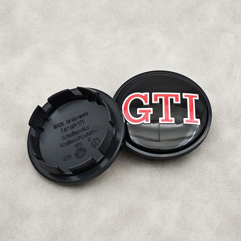 2026 New For VOLKSWAGEN VW 20pcs 65mm GTI Car Wheel Center Caps For Volkswagen R GTI Golf 6 Passat CC Magotan Touran Tiguan 3B76