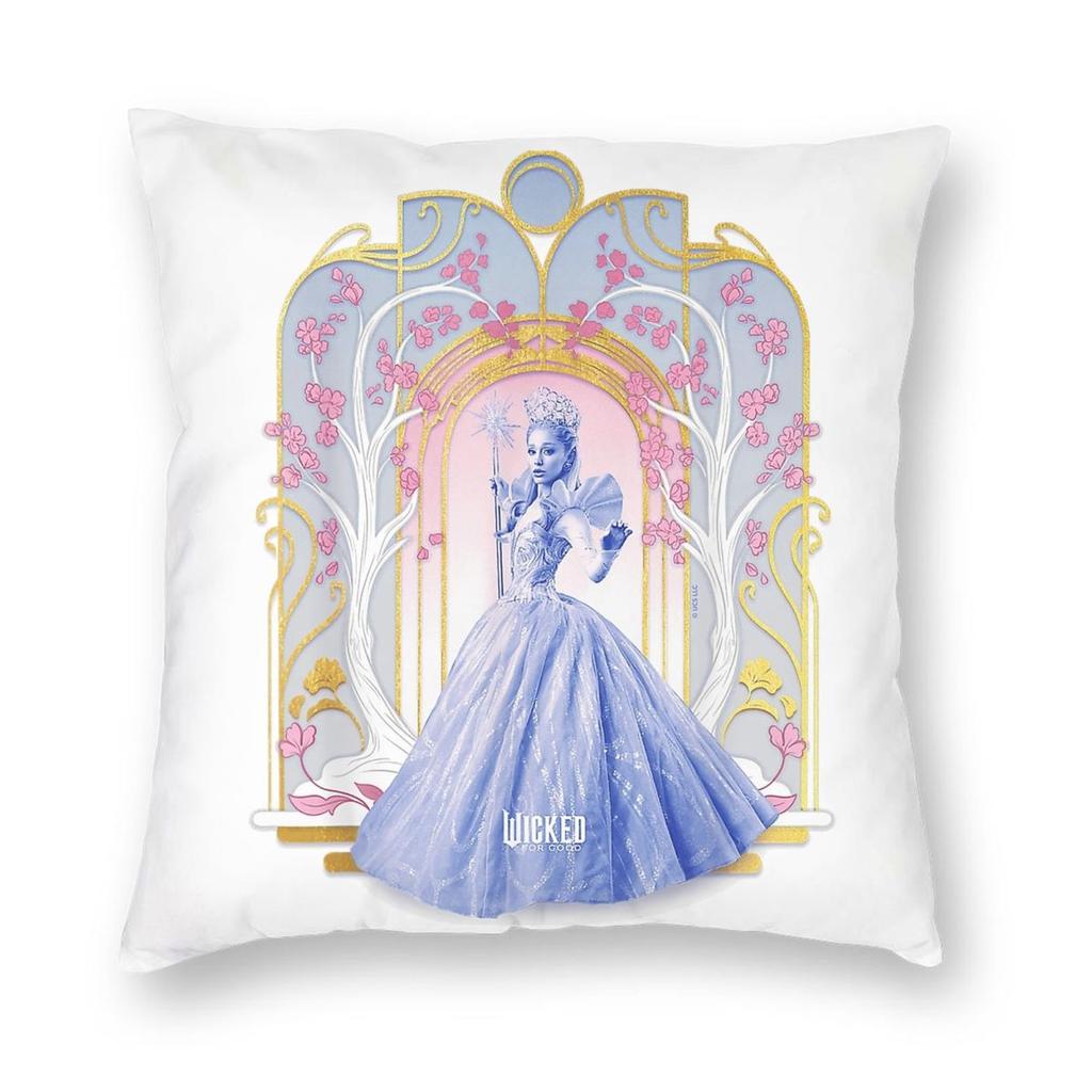 Wicked For Good Glinda Pillowcase Soft Polyester Cushion Cover Decor Throw Pillow Case Cover Home Square cm