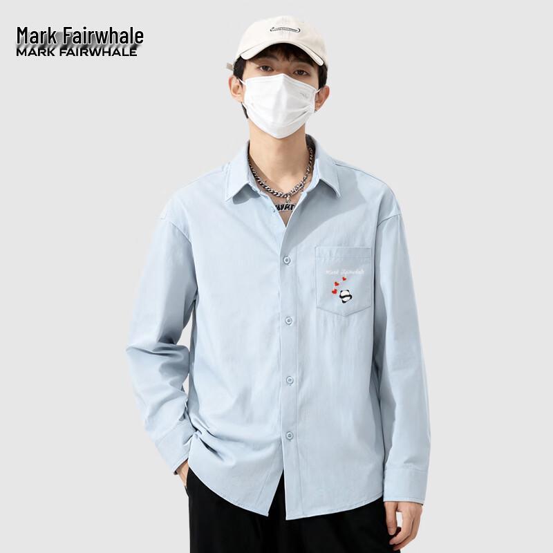 Mark Fairwhale Men's Casual Loose Fit Shirt