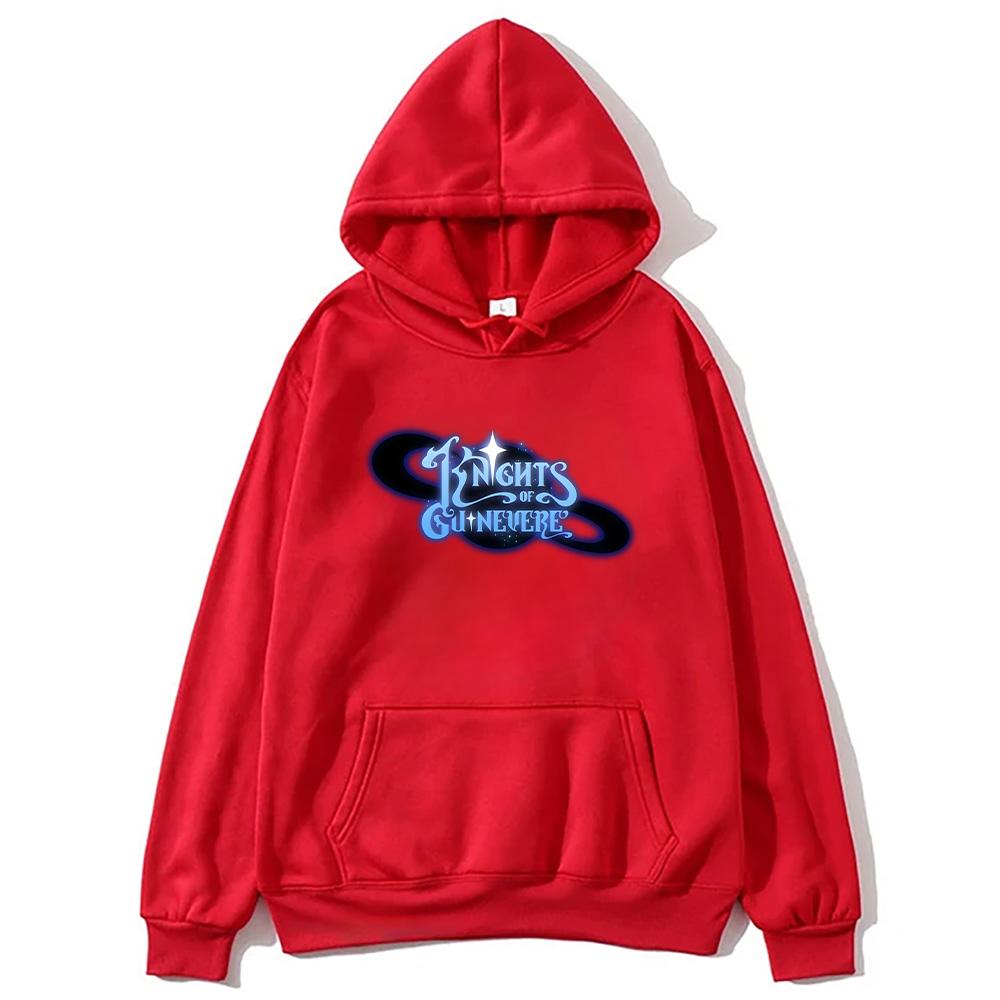 Casual Hoodies Knights of Guinevere Thriller Cartoon Print Clothes Long Sleeve Loose Women Men Outerwear Coat Top Streetwear