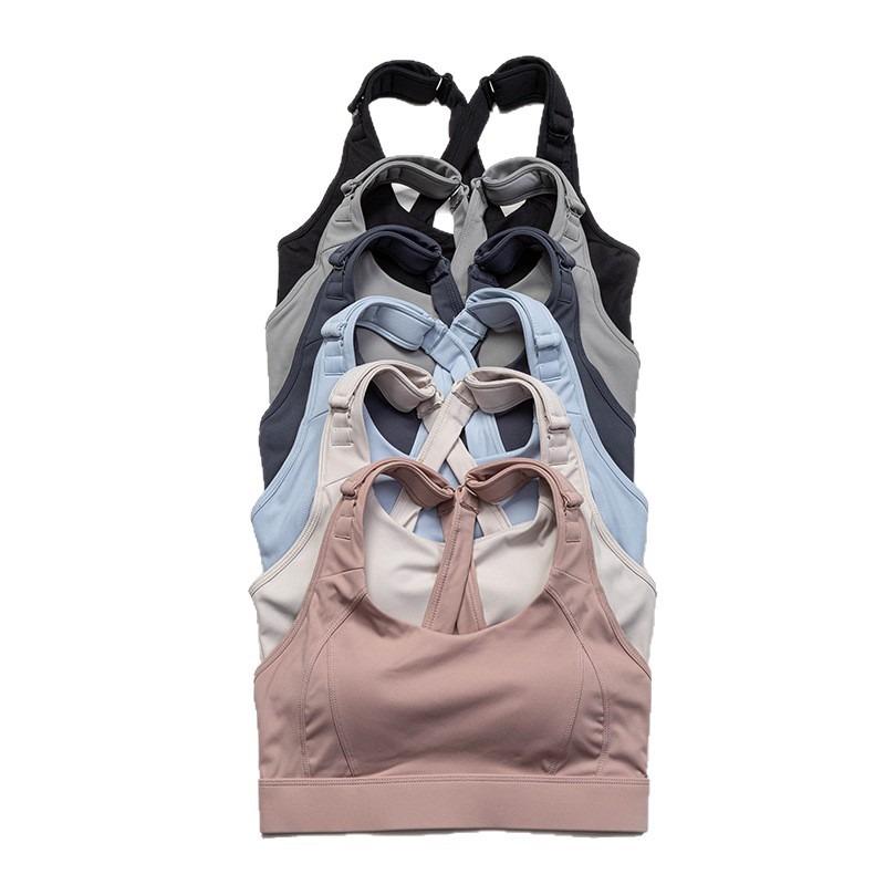 Plus Size Adjustable Strap Sports Bra For Women Yoga Running Fitness