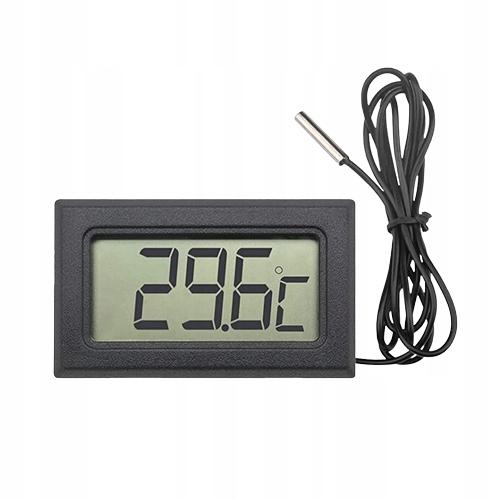 Precise Digital Electronic Thermometer with Probe + Clear Display