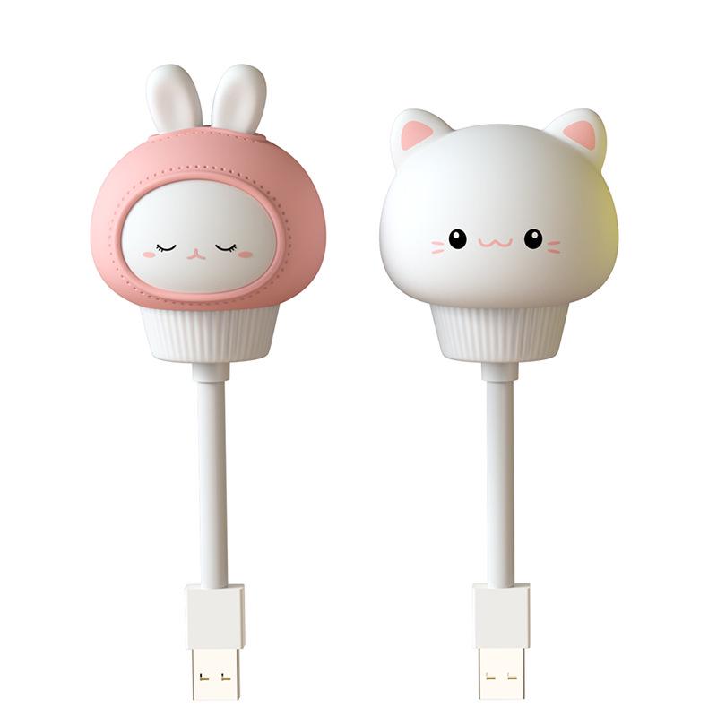 USB Voice-Controlled Dimmable Night Light for Children's Room