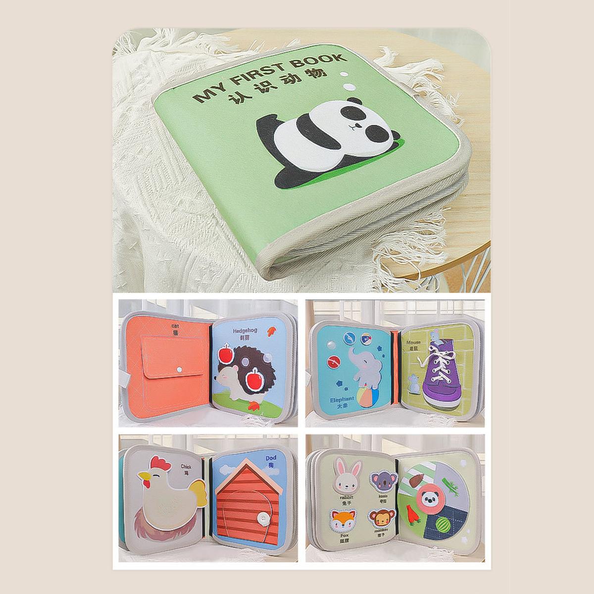 

Детеныши животных, Детские пазлы, Тканевые книги для раннего развития, которые невозможно разорвать, Гора Цзюньли, Взаимодействие родителей и детей, Разрывание