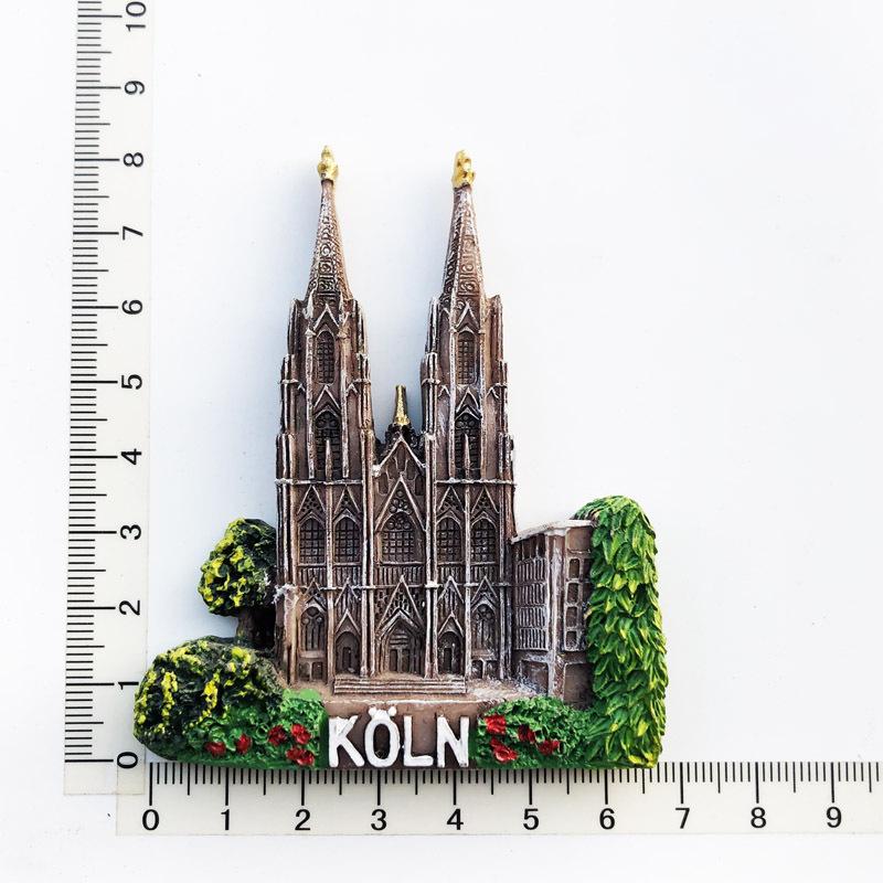 Germany 3D Fridge Magnets Tourism Souvenir Resin Refrigerator Magnets Sticker Collection Handicraft Gift Decoration Articles