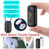 Mini Pocket Magnetic Thumb Cycling Camera with Waterproof Shell 120° Wide-Angle Shooting for Bike Motorcycle Camera Friendly