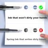 (AIHAO) Retractable Pen Refill, CS Tip, 0.5mm Quick-Drying, for Exam Practice And Signature Pen, Black, 20 Pieces/box, GR1212