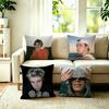 Hot Singer The Kid LAROI Pillow Case Square DoubleSided Sofa Cushion Cover Bedroom Bedside Pillow