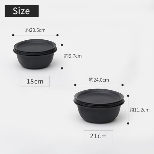 Marna Colander Bowl 21cm (Microwave Safe/Heat Resistant/Stackable) with Tray, Colander, Bowl Set, Heat Resistant Bowl, Dishwasher Safe, Steamer Compat