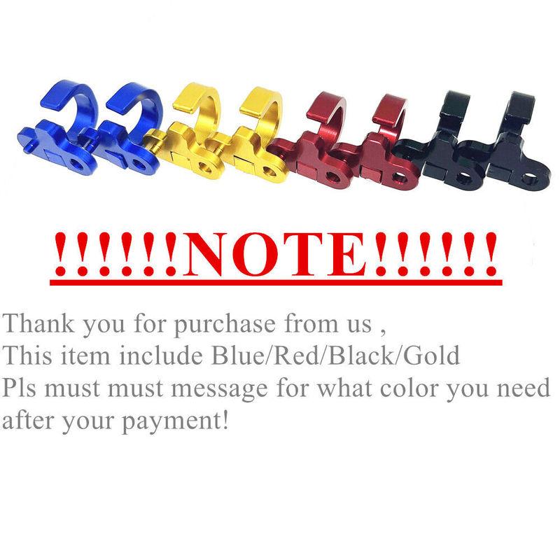 Motorcycle Accessories 2X Rear Brake Line Hose Cable Guide Clamp For SUZUKI DR650SE DL1000 DL650 Vstrom