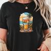 Funny Beer Graphic Tee - Tropical Beach Beer Shirt